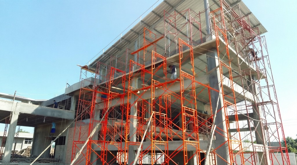 Depot Scaffolding — foto proyek scaffolding