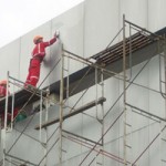 Cat gedung Scaffolding